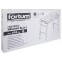Fortum 4759970 hegesztő munkaasztal 107x53 cm - max 454 kg  (összecsukható)