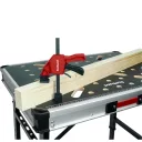 Fortum 4759991 függőleges gyorsszorító munkaasztalhoz, 0-250 mm