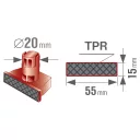 Fortum 4759993 ütköző szett munkaasztalhoz - 4 darab