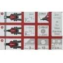 Fortum 4770638 szegecshúzó és lyukasztó fogó, 3in1, 260 mm