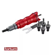   Fortum 4770654 mechanikus szegecsanyahúzó fúrógéphez, M3-M8