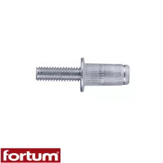   Fortum 4770674 szegecscsavar készlet, acél, M4x12 - 50 db (0,3-3,0 mm vtg, horganyzott)