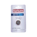 Fortum 4770815 vágókerék csempevágóhoz, 22x6x5mm (csapágyazott) (titánium-volfrám-karbid)