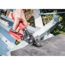 Fortum 4770901 lemezvágó olló, egyenes és jobbos vágásokhoz, áttételes, 255 mm