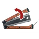 Fortum 4772120 összecsukható fafűrész 10/12 TPI, bükkfa nyél, SK5 - 30/14 cm