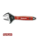 Fortum 4775008 állítható villás kulcs (CrV), 0-38 mm, 200mm / 8"