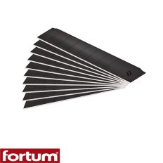   Fortum 4780007 pótpenge tapétavágókhoz SK2, fekete, 7 szegmens - 18x0,5 mm (10 db)