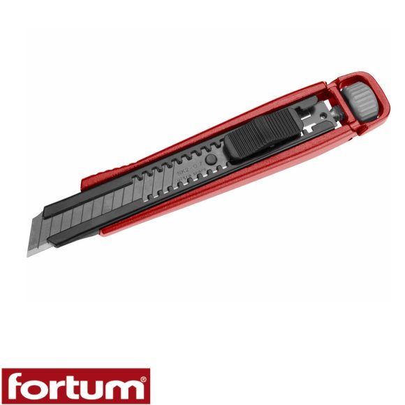 Fortum 4780023 profi tapétavágó kés, 18 mm (auto-lock+csavaros rögzítés)