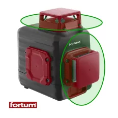   Fortum 4780214 automatikus lézeres vízszintező (önszintező) (zöld lézersugár), 2D