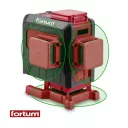 Fortum 4780216 automatikus lézeres vízszintező (önszintező) (zöld lézersugár), 3D