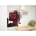 Fortum 4780216 automatikus lézeres vízszintező (önszintező) (zöld lézersugár), 3D