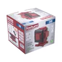 Fortum 4780216 automatikus lézeres vízszintező (önszintező) (zöld lézersugár), 3D