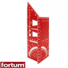   Fortum 4784104 asztalos 3D T-derékszög, eloxált alu, 215x72x63 mm
