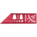 Fortum 4784104 asztalos 3D T-derékszög, eloxált alu, 215x72x63 mm