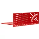Fortum 4784104 asztalos 3D T-derékszög, eloxált alu, 215x72x63 mm