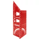 Fortum 4784104 asztalos 3D T-derékszög, eloxált alu, 215x72x63 mm