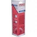 Fortum 4784104 asztalos 3D T-derékszög, eloxált alu, 215x72x63 mm