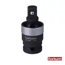 Fortum 4790010 csuklós adapter gépi dugókulcsokhoz, 30 fokos (CrMo.), 1/2"