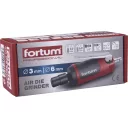 Fortum 4795035 pneumatikus mini egyenes köszörű (furatköszörű) (3 és 6 mm befogópatron)