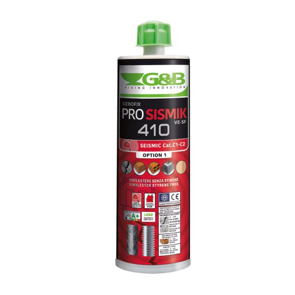 G&B GEBOFIX PRO VE-SF injektáló ragasztó 410 ml (vinilészter)