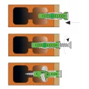 G&B BI-FIX 2K műanyag dübel peremmel 5x27