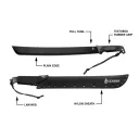 Gerber Gator Bush Machete bozótvágó - 61 cm