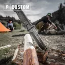 Gerber Strongman Coyote Brown taktikai kés, részben fogazott pengével