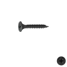   gipszkarton csavar fémmenettel 3,5x25 PH (trombitafejű, foszfátozottzott)