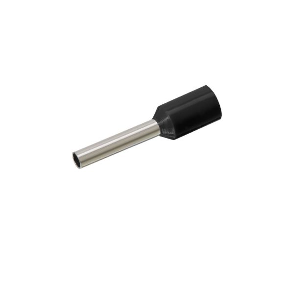 GL 05490 szigetelt érvéghüvely fekete 1,5 mm2 - 10 mm