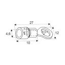 GL 05606 szigetelt gyűrűs saru, kék - 6,5 mm