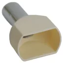 GL 05728 szigetelt iker érvéghüvely vajszínű 2x16 mm2 - 14,5 mm