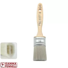   Gamma Pennelli Pro Soft S161 profi univerzális ecset, ovál 25 mm (fa nyél)