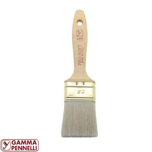 Gamma Pennelli Pro Soft S162 profi univerzális ecset, 70 mm (fa kompozit nyél)