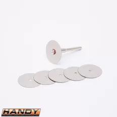   Handy 10125-05 mini fém vágókorong szett egyenes csiszolóhoz, Ø 3.1 mm (6 darabos)