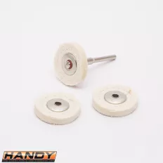   Handy 10125-10 mini polírfilc szett egyenes csiszolóhoz, Ø 3.1 mm (4 darabos)