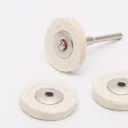 Handy 10125-10 mini polírfilc szett egyenes csiszolóhoz, Ø 3.1 mm (4 darabos)