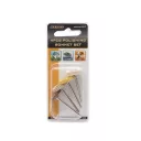 Handy 10125-13 mini polírozókorong készlet egyenes csiszolóhoz, Ø 3.1 mm, 4 darabos