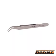 Handy 10788 csipesz, 120 mm (tűhegyű, hajlított)