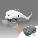 HANDY 10792 nagyítós fejpánt LED világítással + lencse szett