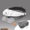 HANDY 10794A nagyítós fejpánt LED világítással + lencse szett