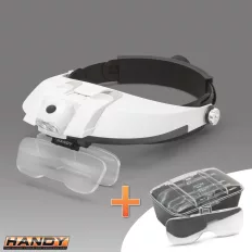   HANDY 10794A nagyítós fejpánt LED világítással + lencse szett