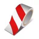 Handy 11078B veszélyt jelző ragasztószalag, piros-fehér 50mm x 33m