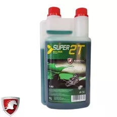   HARDTOIL Super 2T kétütemű motorolaj, zöld, adagolóval - 1 liter