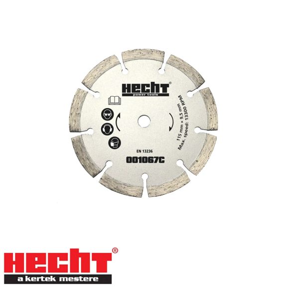 HECHT 001067C gyémánt vágótárcsa (burkolóanyag, csempe), 115x9.5 mm