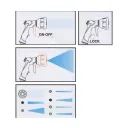 HECHT 02096 locsolópisztoly, 7 funkciós (műanyag fejjel, alumínium testtel és sárgaréz betéttel) (gyorscsatlakozás)