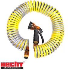   HECHT 05915 tömlő szett, 1/2", 15 méter (spirál) (gyorscsatlakozás)