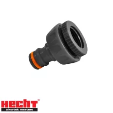   HECHT 08024 tömlővéges csatlakozó, 1/2"-3/4" (műanyag) (gyorscsatlakozás)