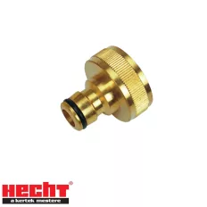   HECHT 08028C tömlővéges csatlakozó, 1" (sárgaréz) (gyorscsatlakozás)