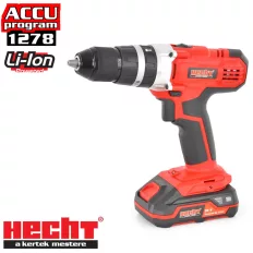 HECHT 1278 akkus ütvefúró-csavarozó (20V - 35 Nm)
