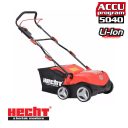 HECHT 1384 akkus gyepszellőztető fűgyűjtővel 38 cm